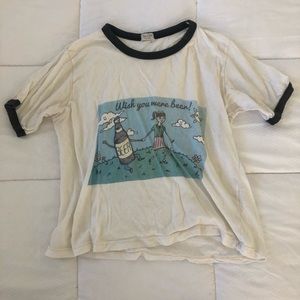 Wish you were beer Brandy Melville top